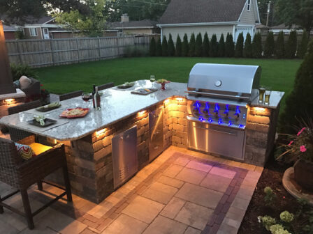 Night Grill Kitchen Installation