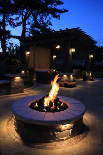 Fire Pit Flame Night