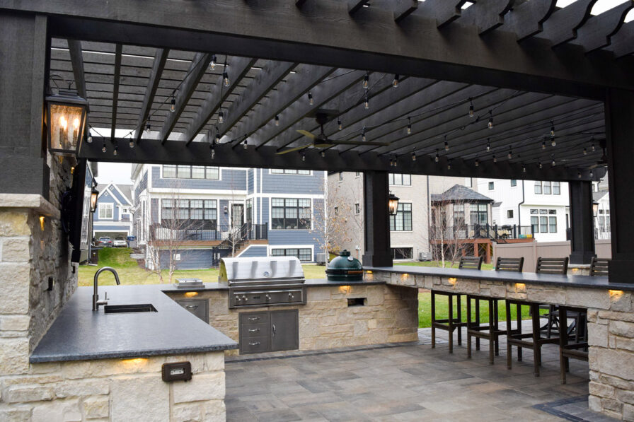 Outdoor Kitchen Pergola