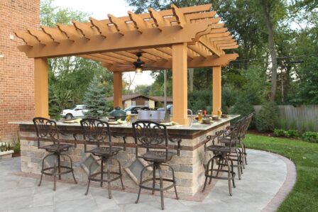 Bar Pergola Outside