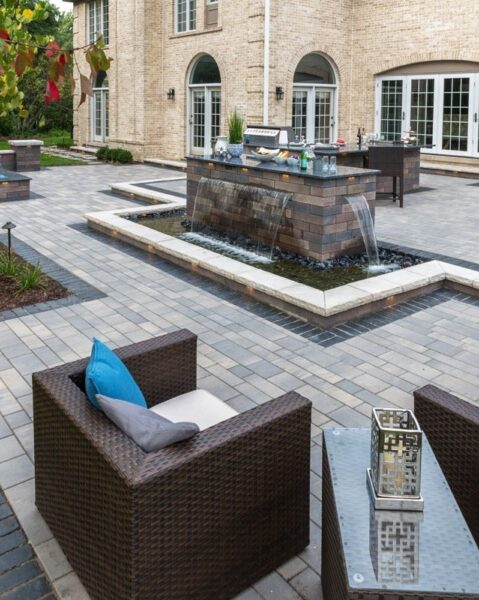 Water Feature Rectangular Fountain