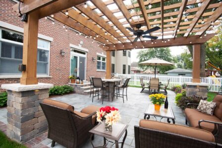 Pergola Red Brick